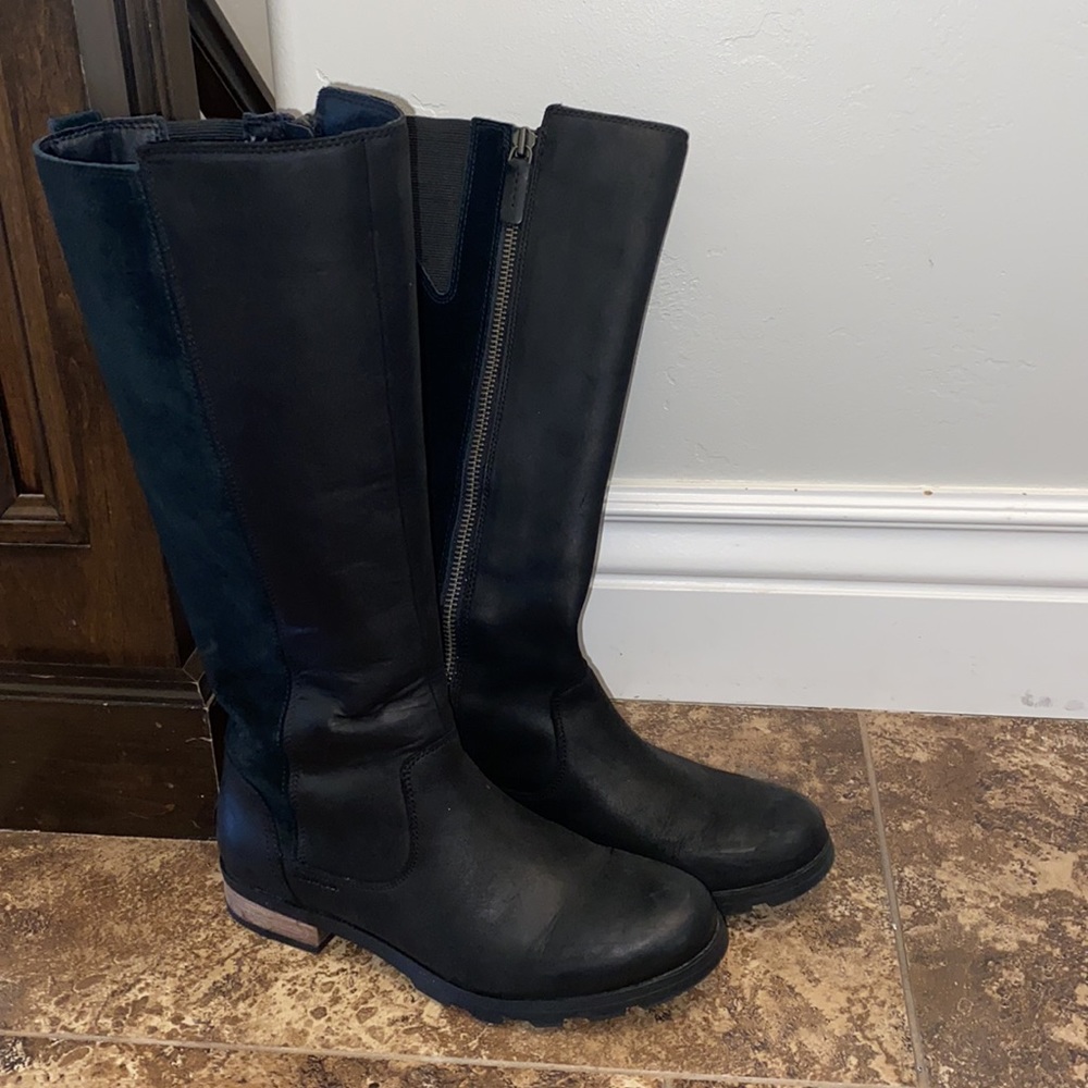 Women's Sorel Emelie Black Tall NL3311-010